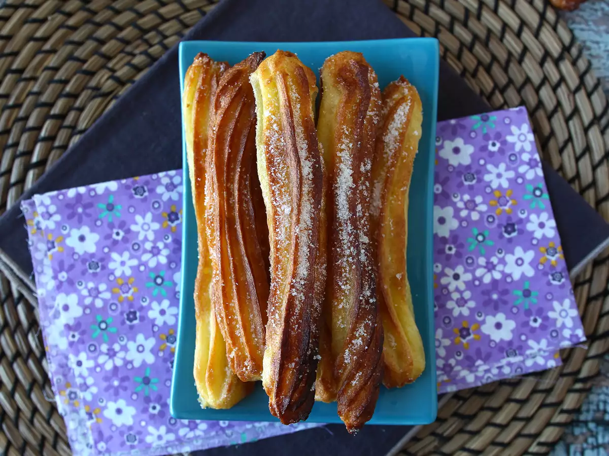 Churros pripravené vo fritéze na vzduchu - foto 6