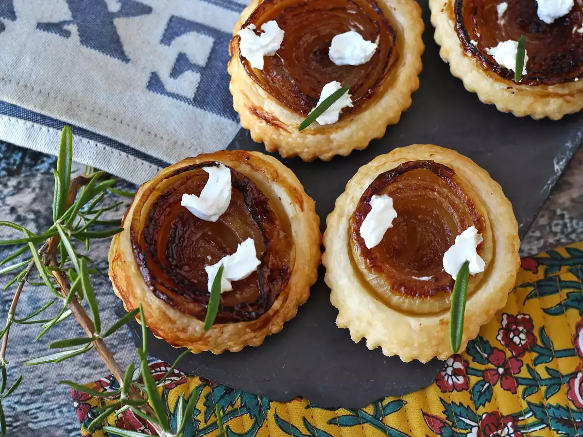 Cibuľové tartaletky tatin - foto 4