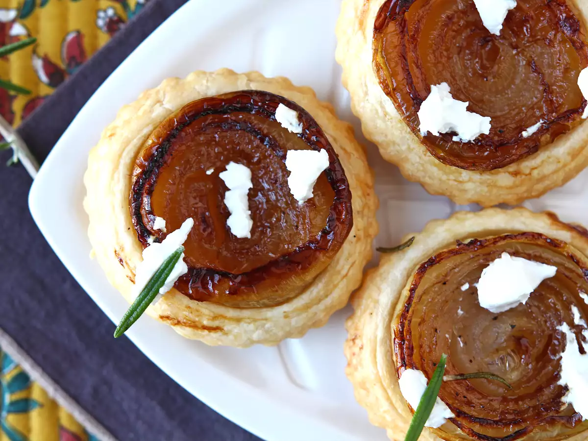 Cibuľové tartaletky tatin - foto 5