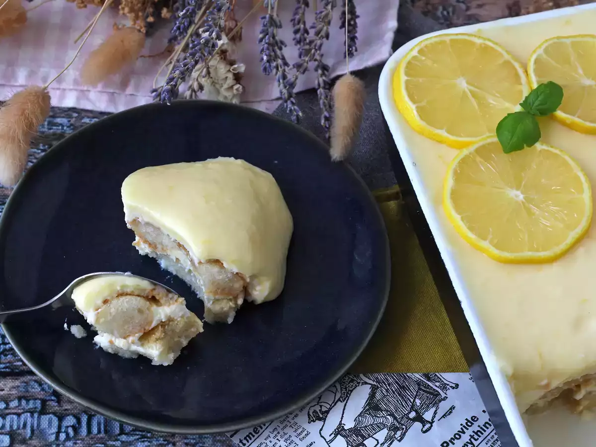 Citrónové tiramisu, klasika s pikantným nádychom