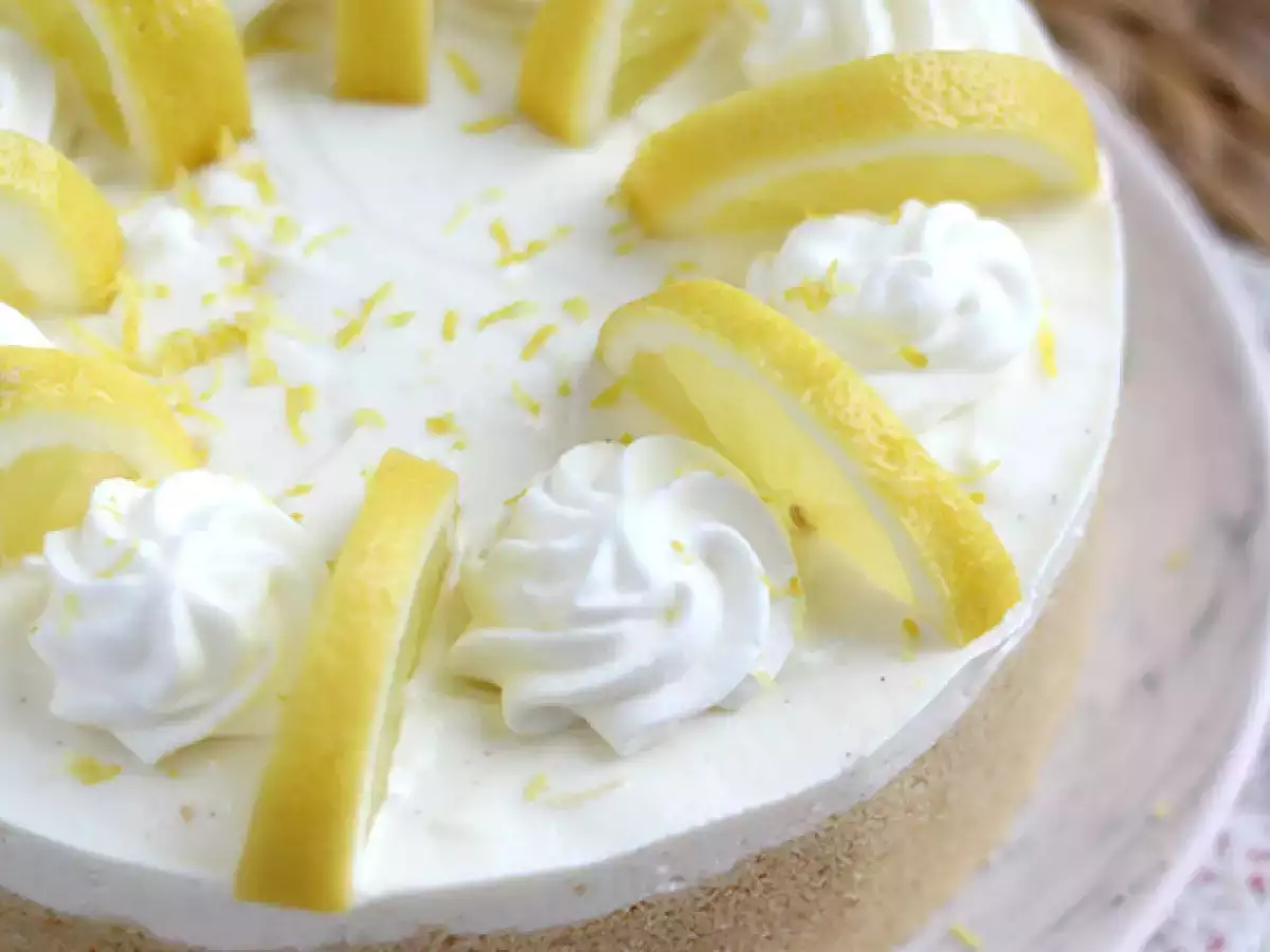 Citrónový cheesecake bez pečenia - foto 4