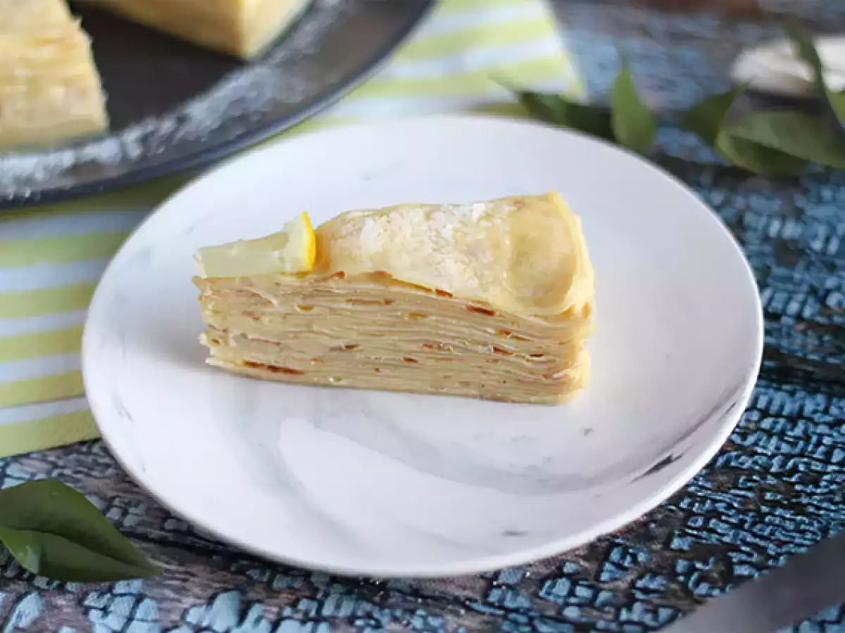 Citrónový palacinkový koláč - foto 2