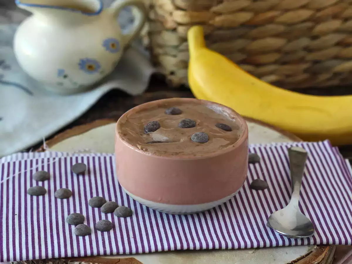 Čokoládová srvátková super proteínová zmrzlina, hotová za 5 minút! - foto 2