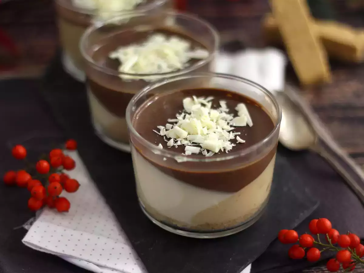 Čokoládové a nugátové košíčky. Jednoduchý recept