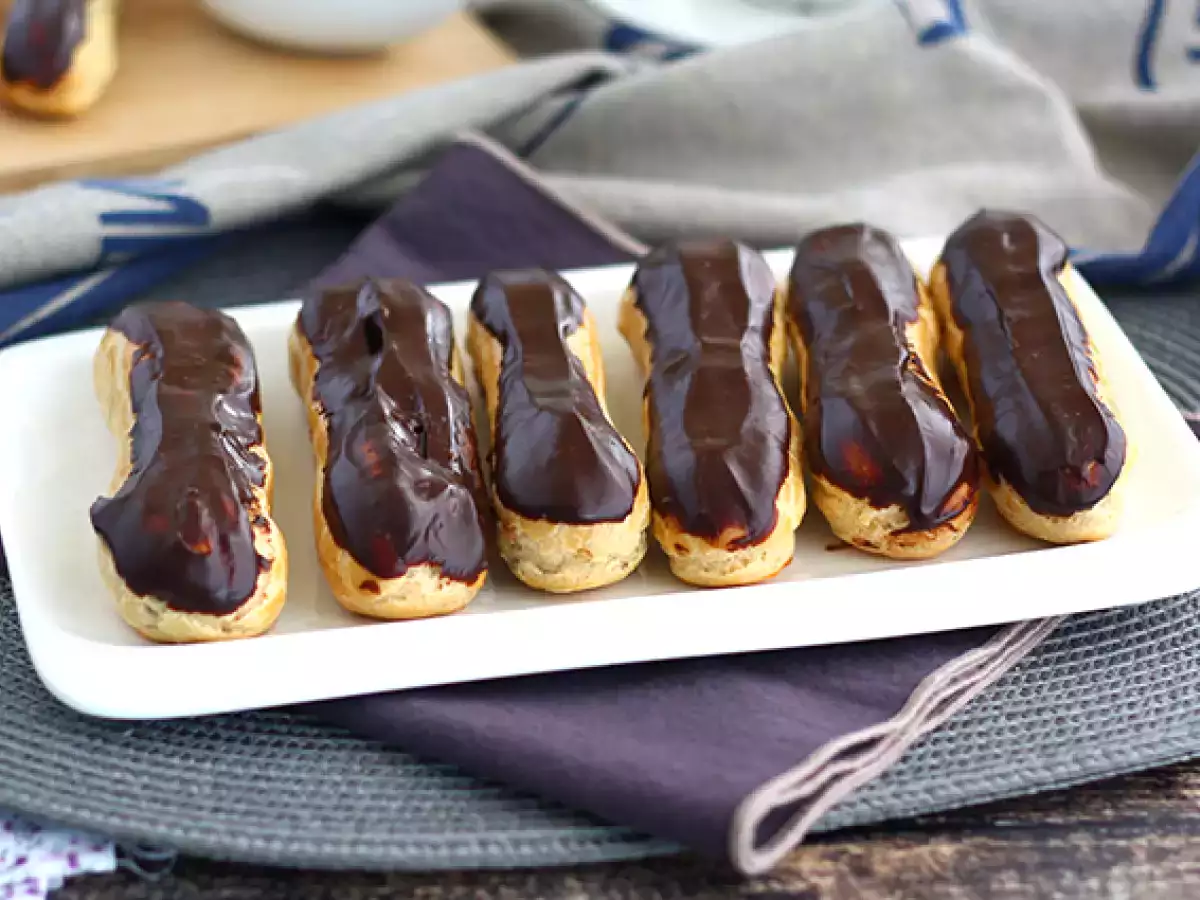 Čokoládové éclairs (návod krok za krokom) - foto 2