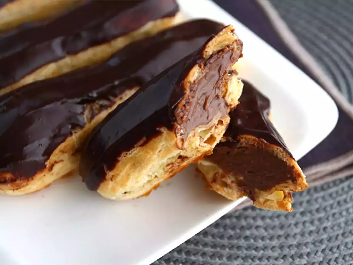 Čokoládové éclairs (návod krok za krokom) - foto 4