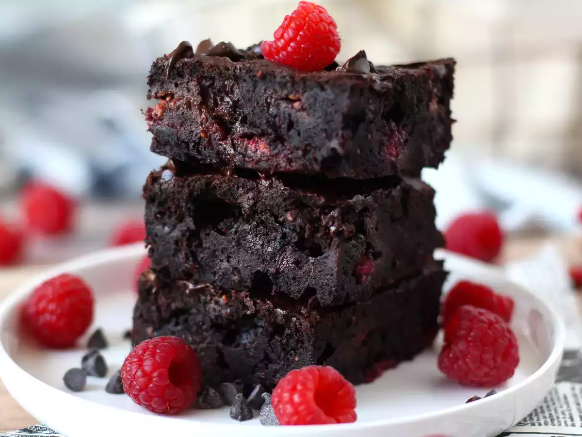 Čokoládové malinové brownie, čistý pôžitok! - foto 5