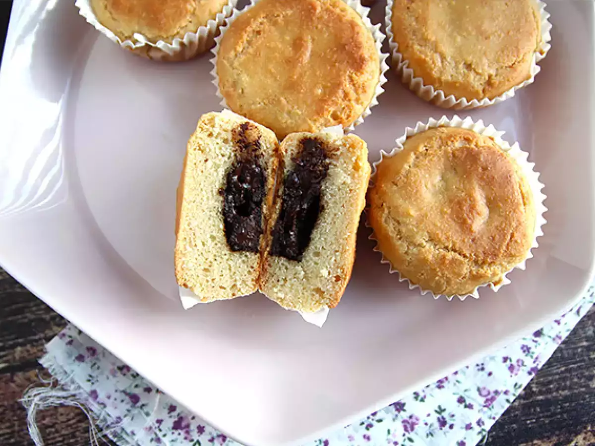 Čokoládové srdiečkové muffiny - vegánske a bezlepkové - foto 2