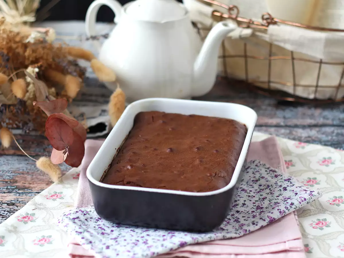 Čokoládový a orechový koláčik vo fritéze - foto 3