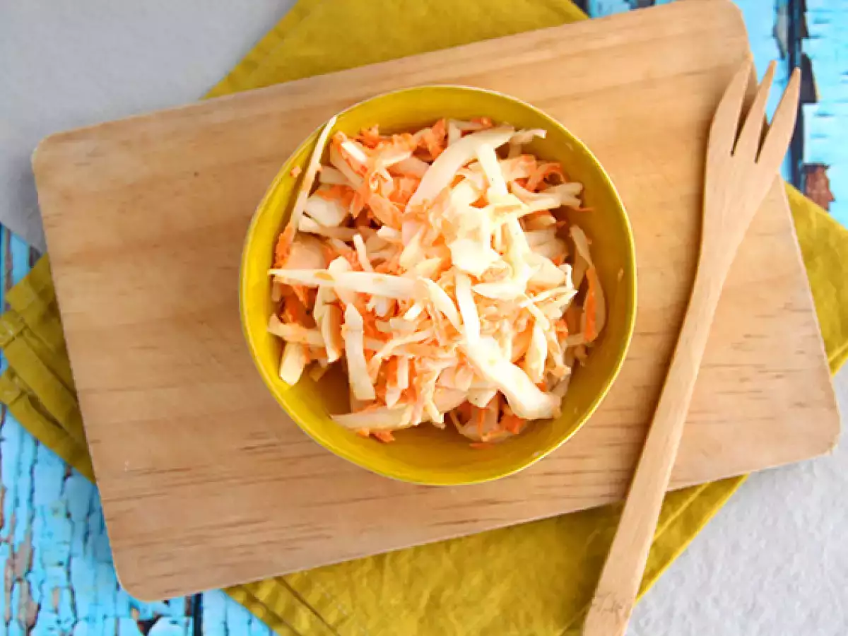 Coleslaw (šalát z kapusty a mrkvy) na americký spôsob - foto 2