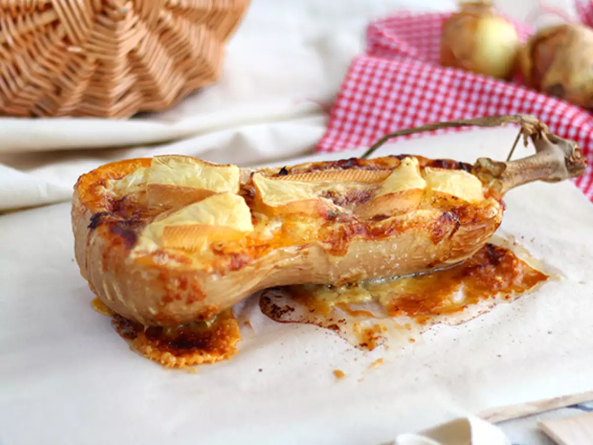 Courgiflette - maslová tekvica na spôsob tartiflette