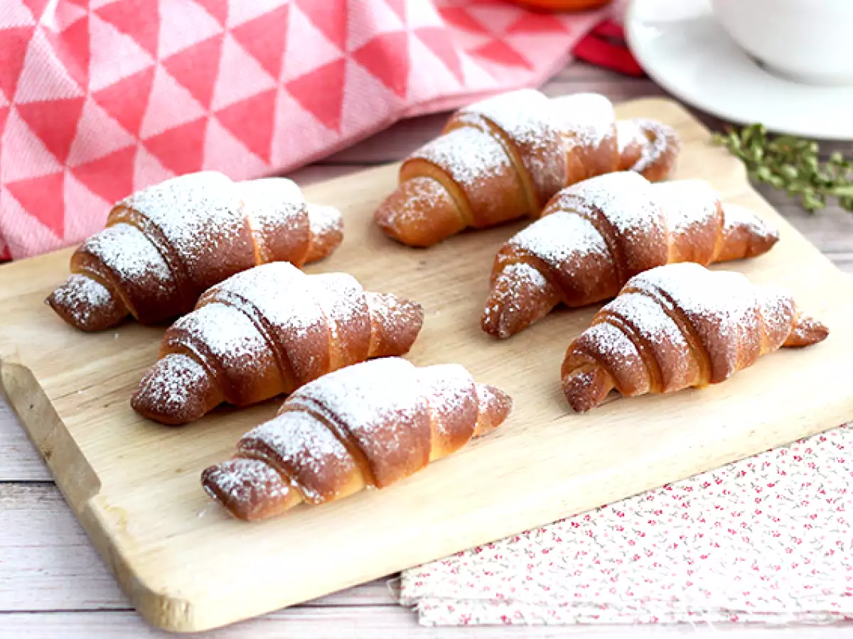 Croissanty s kondenzovaným mliekom