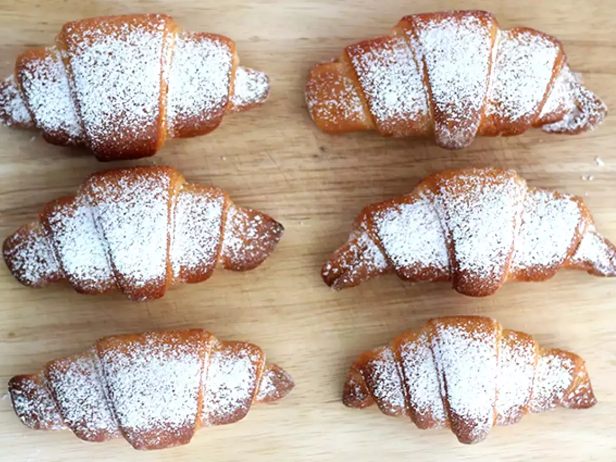 Croissanty s kondenzovaným mliekom - foto 3