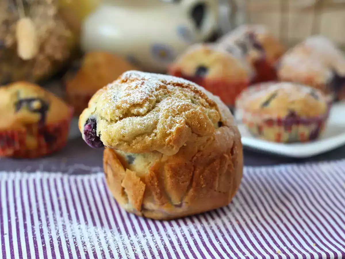 Čučoriedkové muffiny, mini verzia pyrenejského koláča! - foto 11