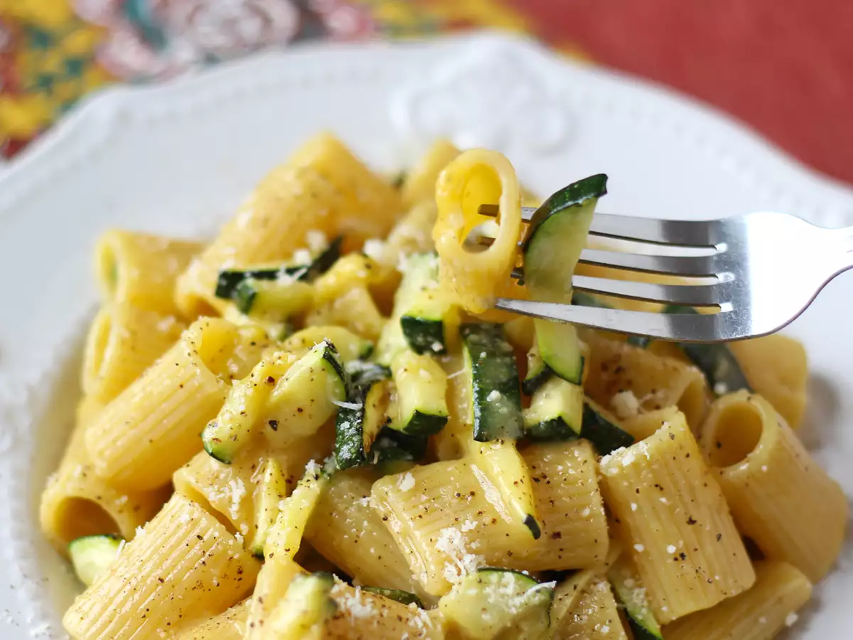 Cuketa Carbonara: jednoduchý vegetariánsky recept - foto 2