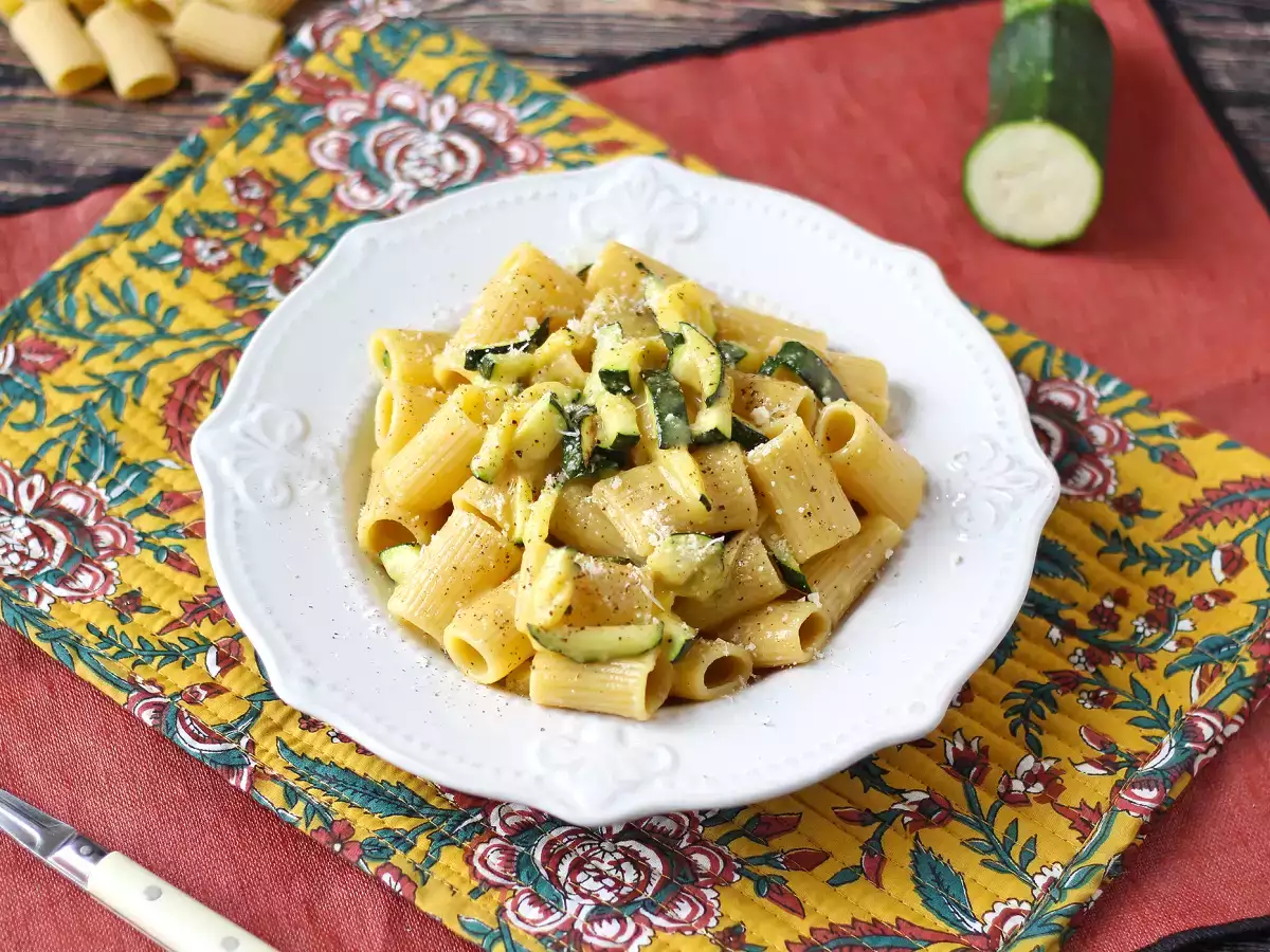 Cuketa Carbonara: jednoduchý vegetariánsky recept - foto 7
