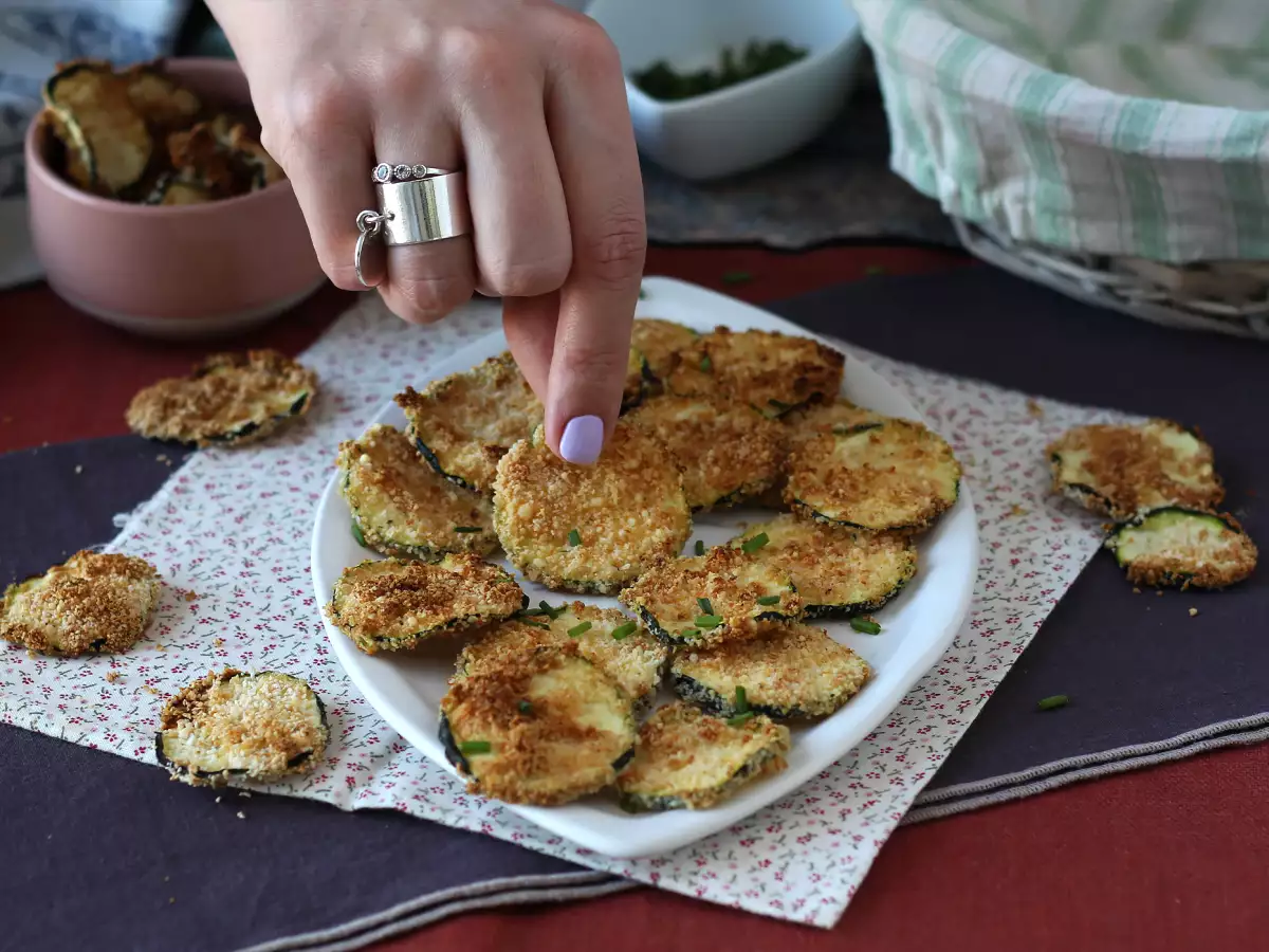 Cuketové lupienky s fritézou Air Fryer - foto 3