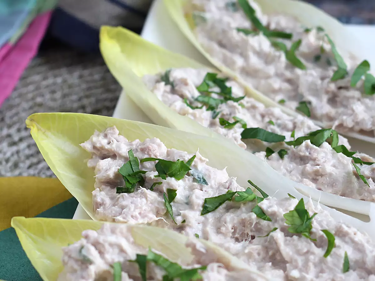 Endive trays s tuniakovou náplňou - foto 4