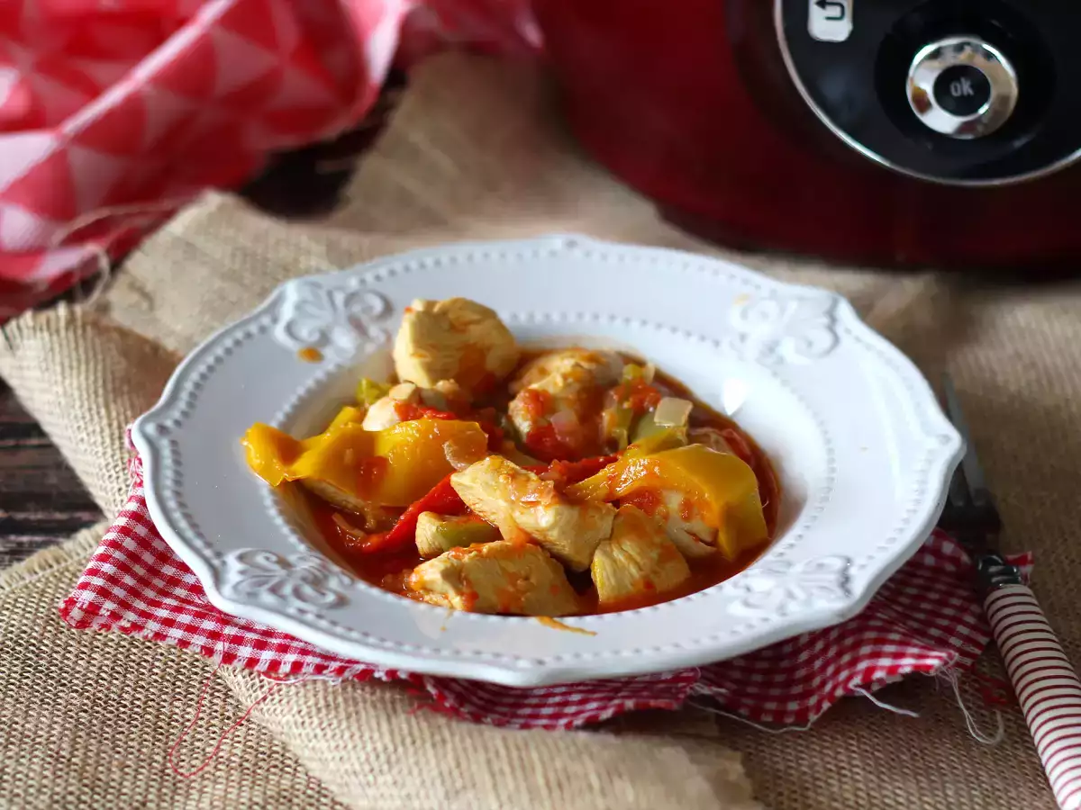 Expresné kurča Basquaise v reštaurácii Cookeo