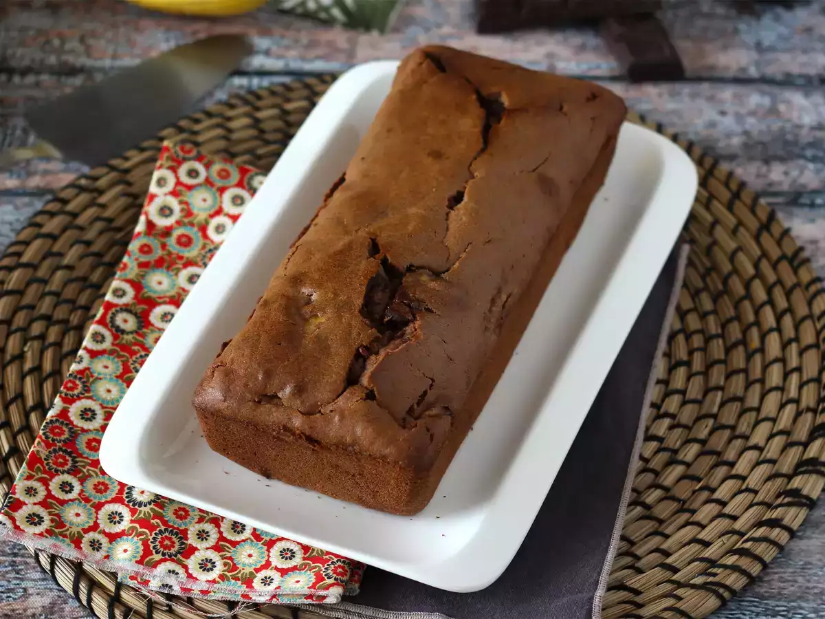 Extra chutný banánový a čokoládový koláč! - foto 2
