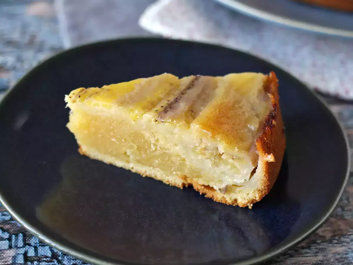 Extra fondánový obrátený banánový koláč - foto 3