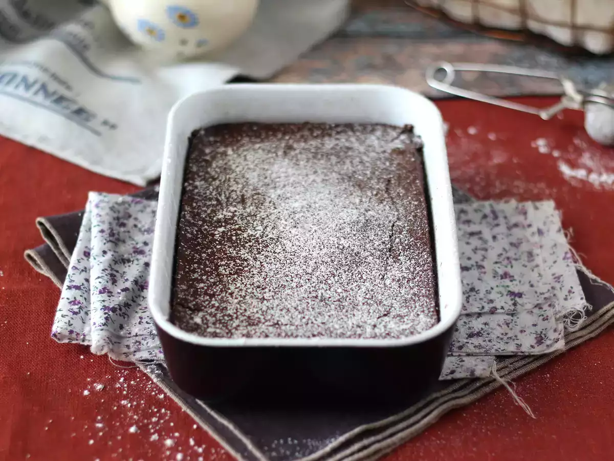 EXTRA FONDANTNÝ čokoládový a gaštanový krémový koláč len zo 4 ingrediencií - foto 6