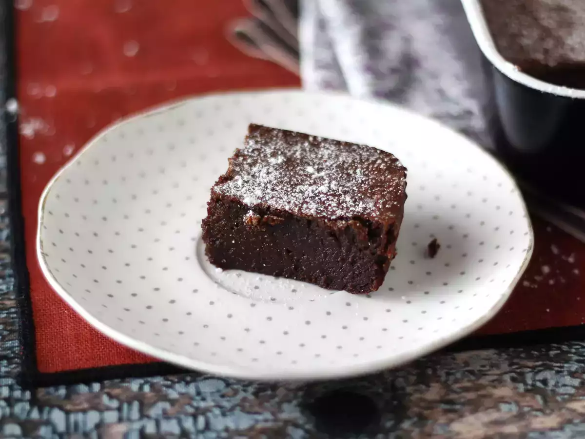 EXTRA FONDANTNÝ čokoládový a gaštanový krémový koláč len zo 4 ingrediencií - foto 7