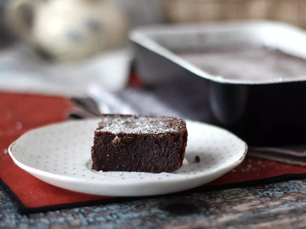 EXTRA FONDANTNÝ čokoládový a gaštanový krémový koláč len zo 4 ingrediencií - foto 9