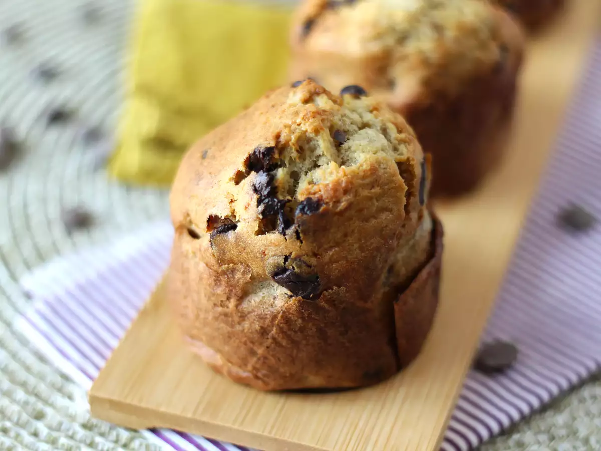 Extra gurmánske banánové a čokoládové muffiny - foto 3