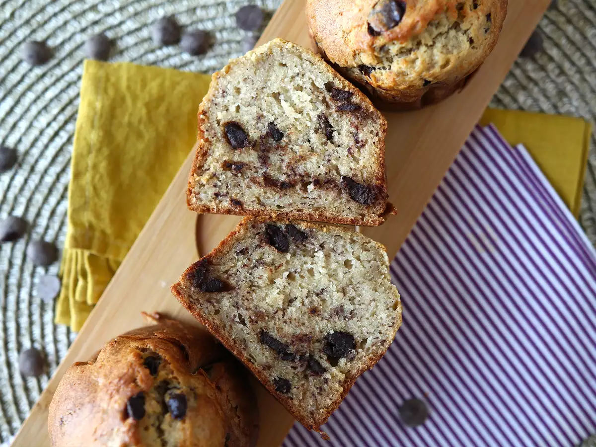Extra gurmánske banánové a čokoládové muffiny - foto 4