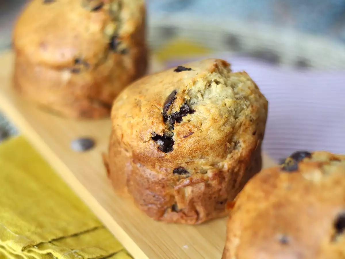 Extra gurmánske banánové a čokoládové muffiny - foto 5
