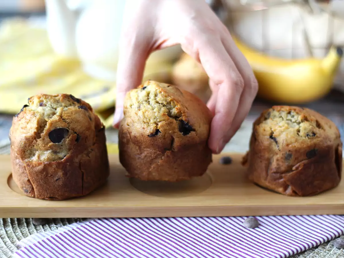 Extra gurmánske banánové a čokoládové muffiny - foto 7