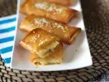 Feta Saganaki, grécky recept na chrumky z fety a medu, foto 2