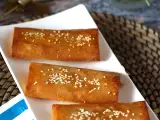 Feta Saganaki, grécky recept na chrumky z fety a medu, foto 3