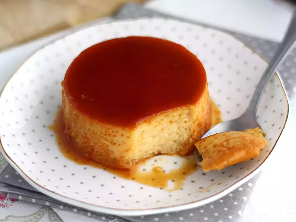 Flan s kondenzovaným mliekom