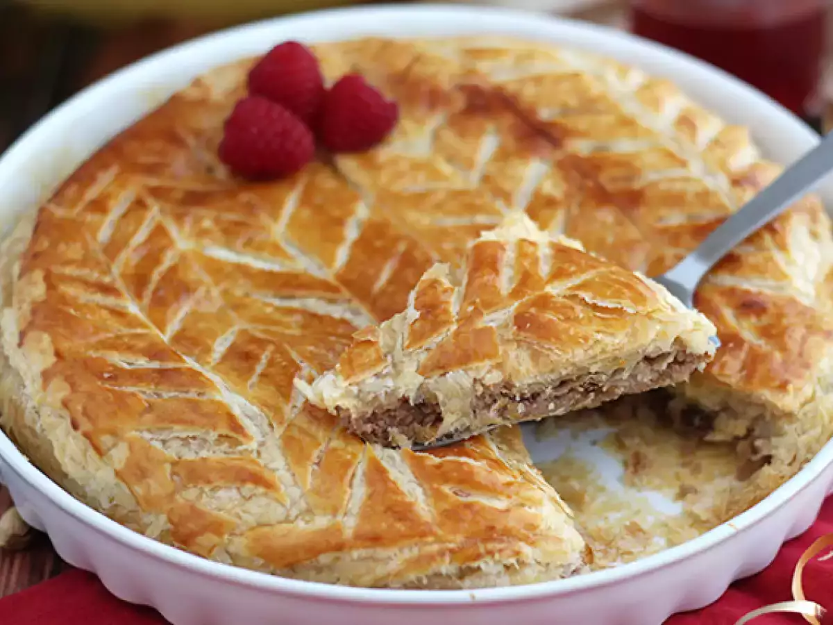 Frangipane malinová pistáciová galette des rois - foto 5