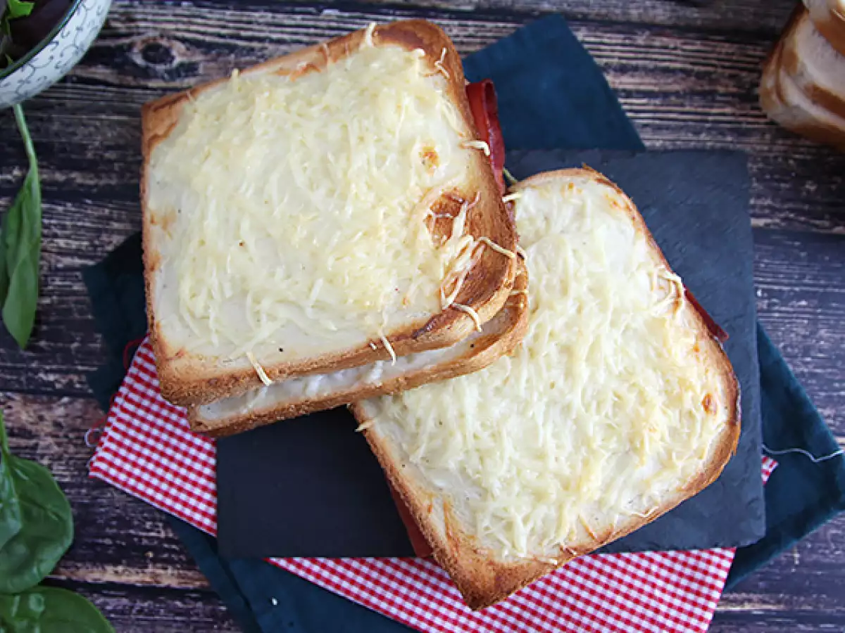 Gourmet croque-monsieur s bešamelovou omáčkou - foto 4