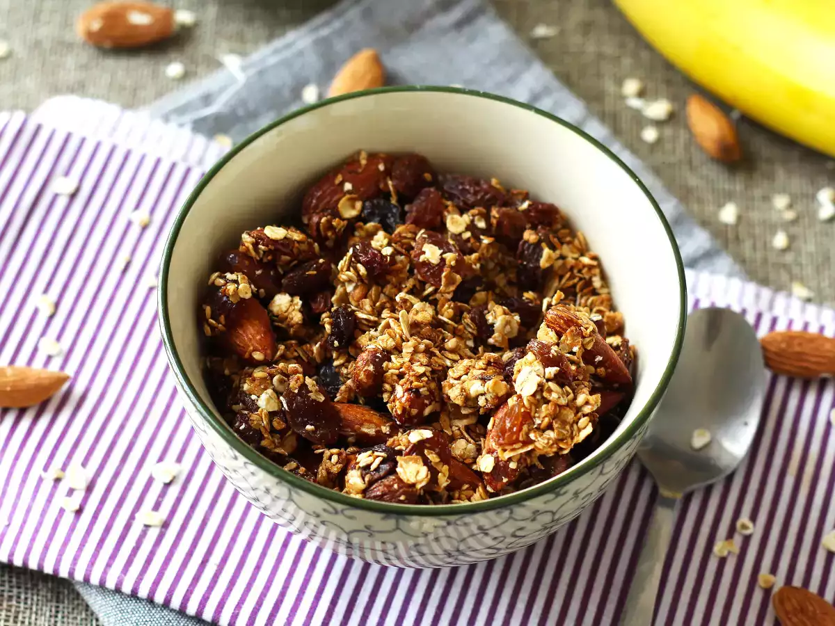 Granola expres s fritézou na vzduchu, aby sa raňajky stali chrumkavými - foto 5