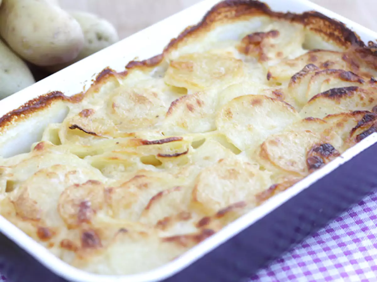 Gratin dauphinois, skutočný tradičný recept