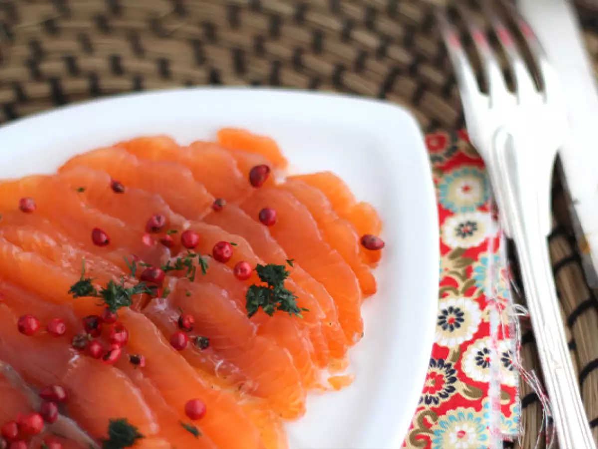 Gravlax, marinovaný losos na švédsky spôsob - foto 2