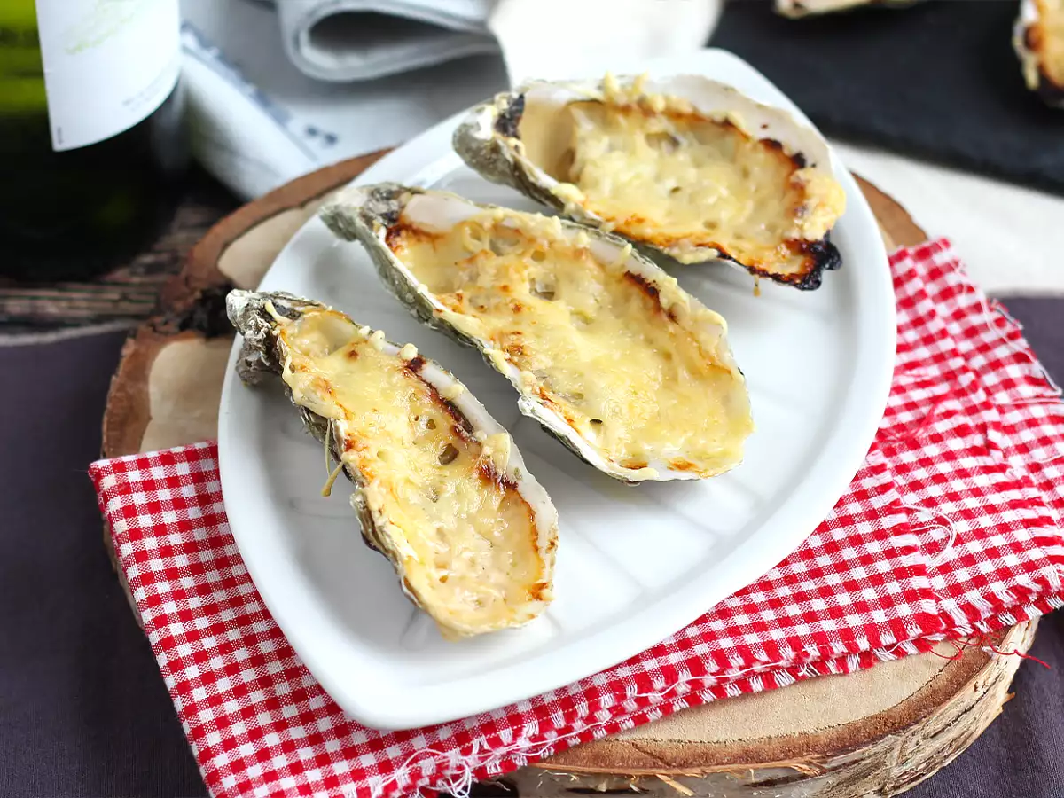 Gurmánske ustrice au gratin