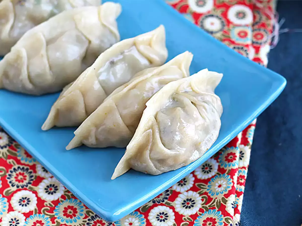Gyozas s kuracím mäsom, mrkvou a hubami - foto 7