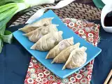 Gyozas s kuracím mäsom, mrkvou a hubami, foto 1