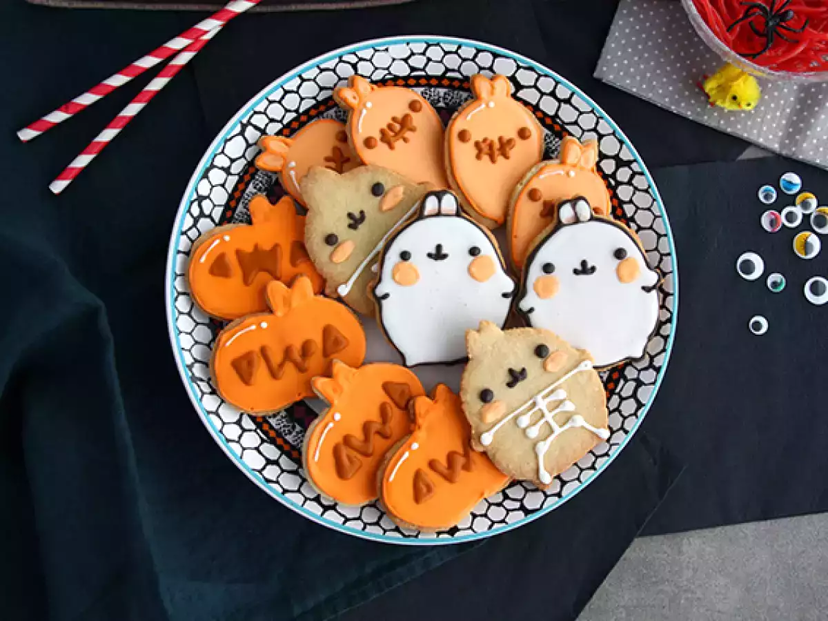 Halloweenske chlebíčky Molang
