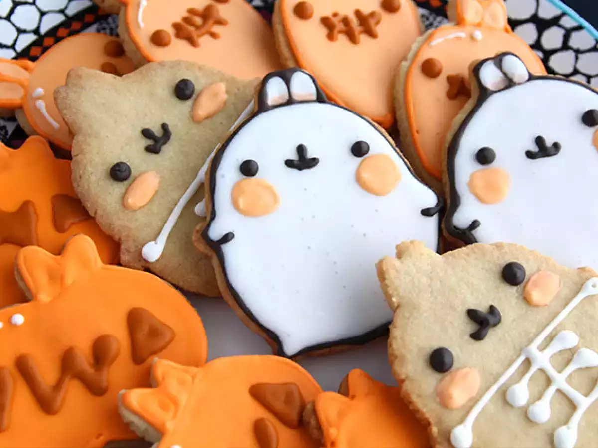 Halloweenske chlebíčky Molang - foto 4