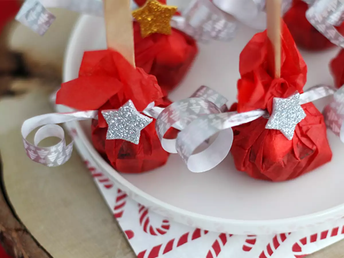 Horké čokoládové lízanky: horká čokoláda + marshmallow - foto 4