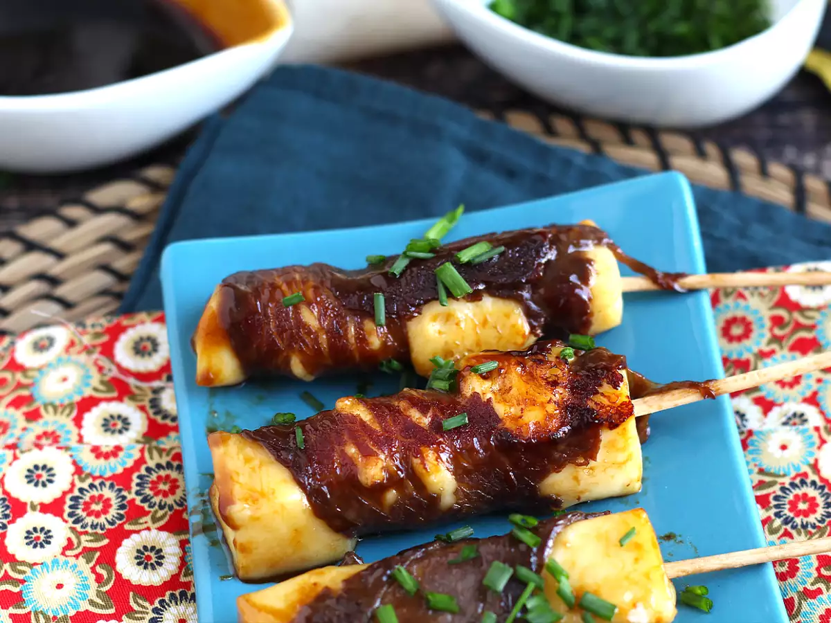Hovädzí kebab Yakitori so syrom - foto 3