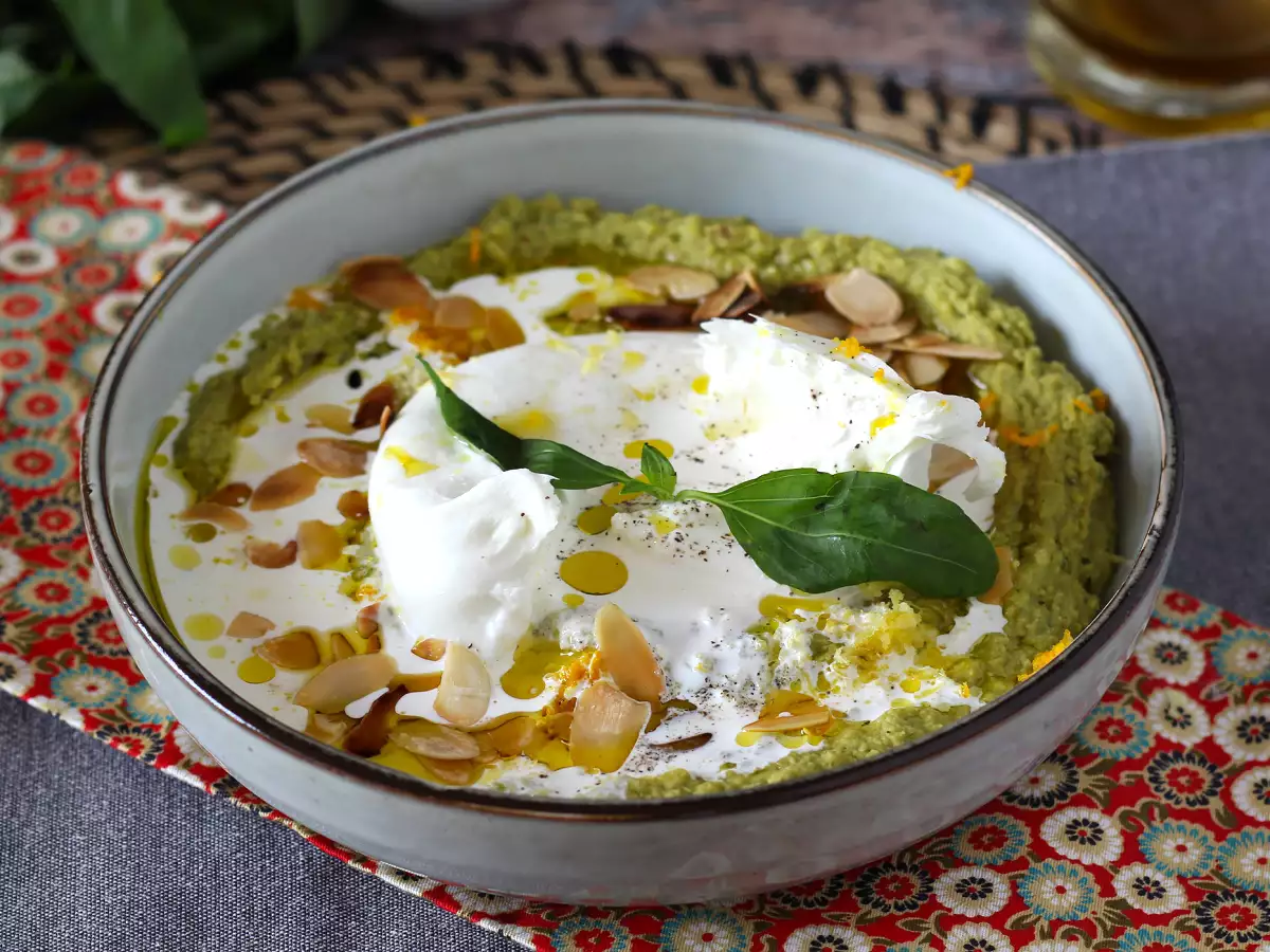 Hrachová nátierka: ideálna s krémovým syrom burrata - foto 4