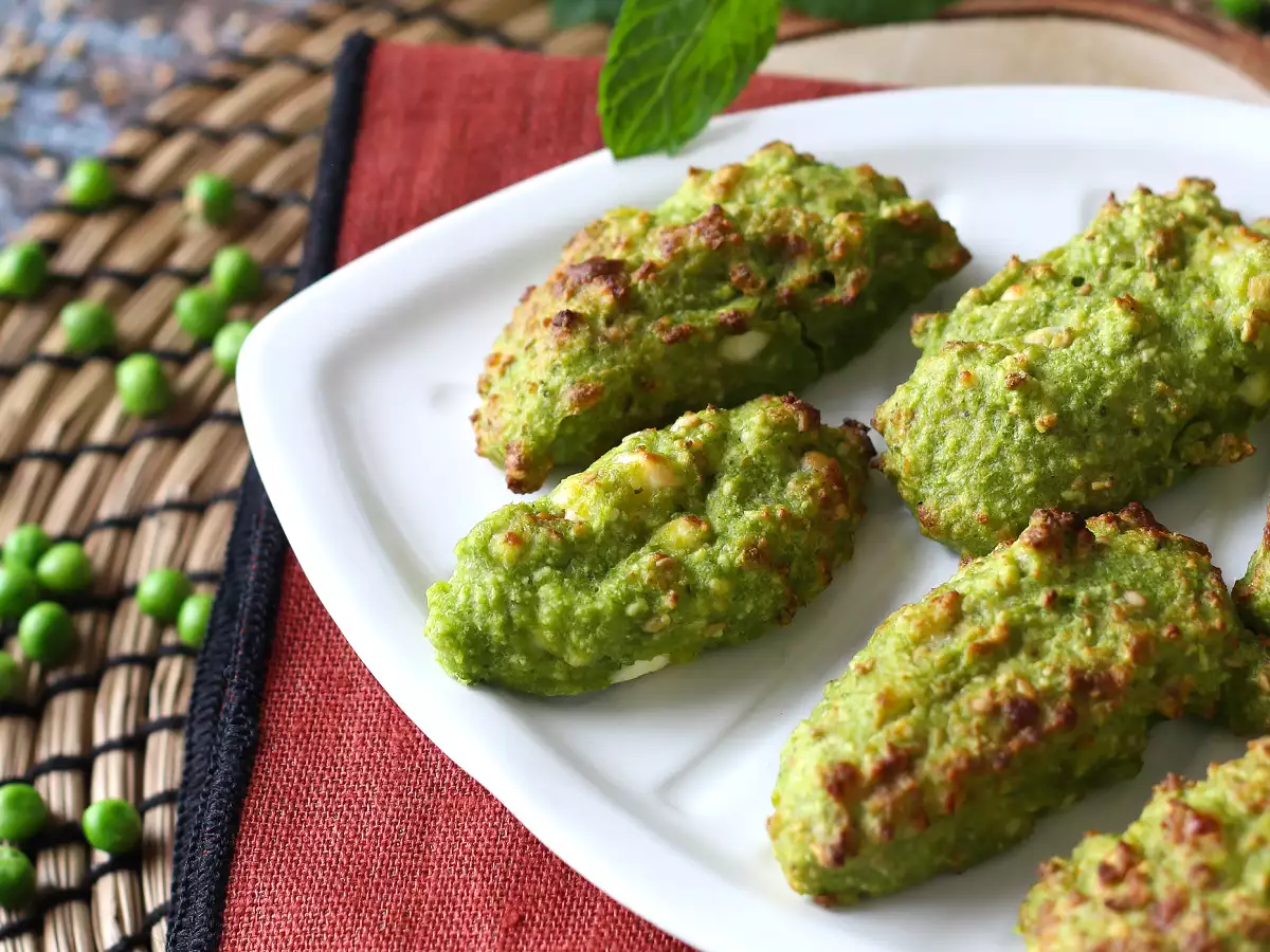 Hráškové a feta mäsové guľky vo fritéze: chutné a veľmi rýchle na prípravu! - foto 2