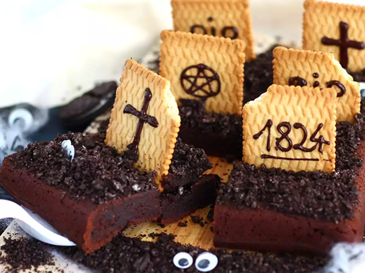 Hřbitovný koláčik na Halloween - foto 4